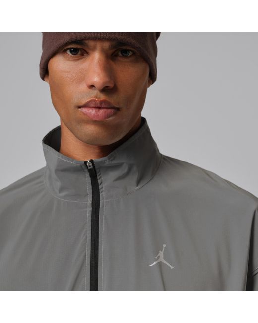 Nike Gray Brooklyn Hike Mike Reflective Draft Jacket for men