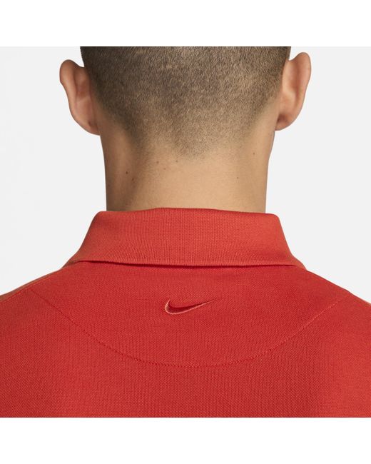 Nike Red The Polo Slim-fit Polo Polyester for men
