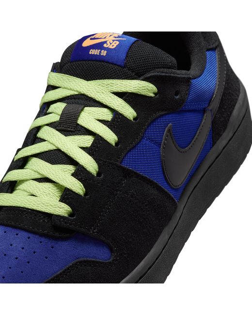 Nike Blue Sb Code 58 Skate Shoes for men