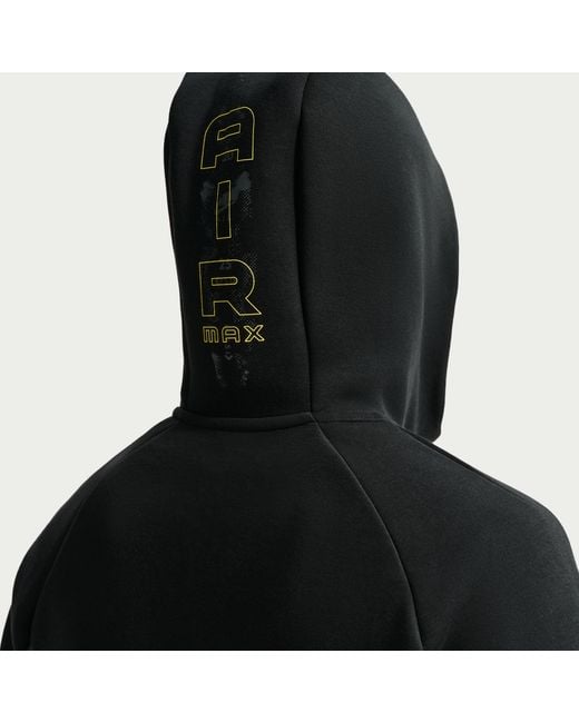 Nike Black Tech Fleece Full-Zip Windrunner Jacket for men