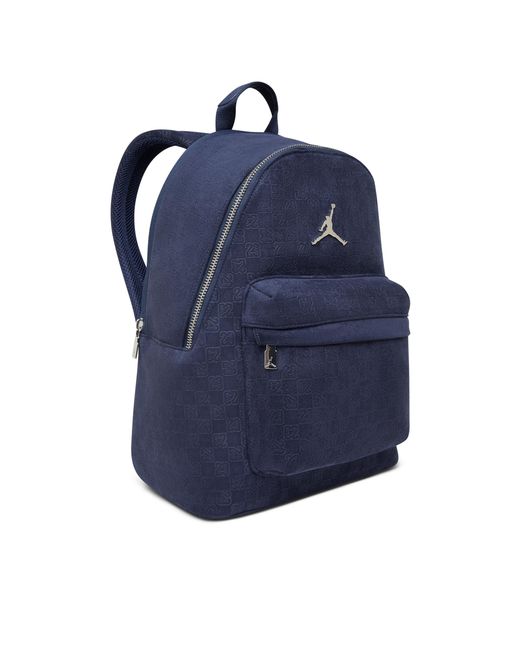 Nike Blue Suede Monogram Backpack (23.5L) for men