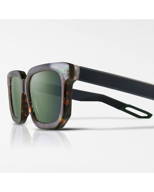 Nike Green Nv02 Mirrored Sunglasses for men