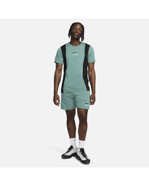 Nike Green Air Short-sleeve Top Cotton for men