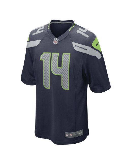 Nike Blue Nfl Seattle Seahawks (dk Metcalf) Game American Football Jersey Polyester for men