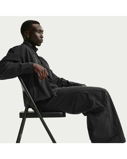 Nike Black Tech Dri-Fit Shori Knit Utility Pants for men