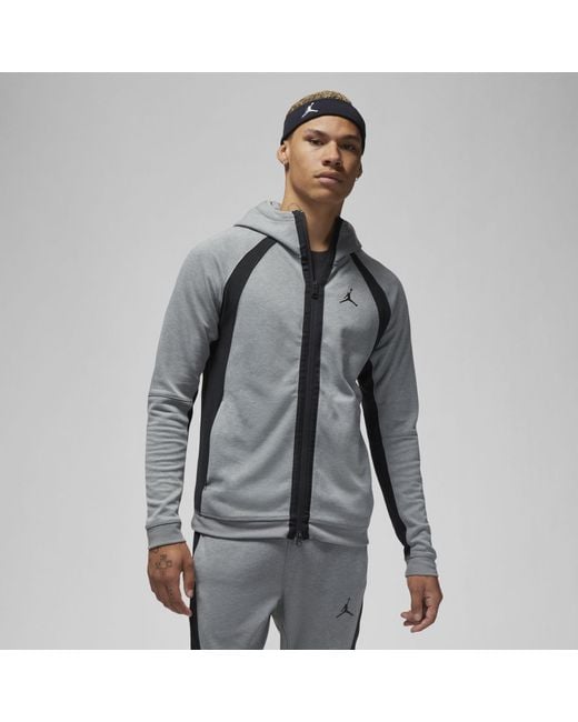 Nike Synthetic Jordan Drifit Sport Fullzip Hoodie Grey in Grey for Men Lyst UK
