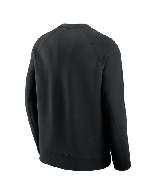 Nike Black Florida Gators Tech Fleece Jordan Brand College Pullover Crew for men