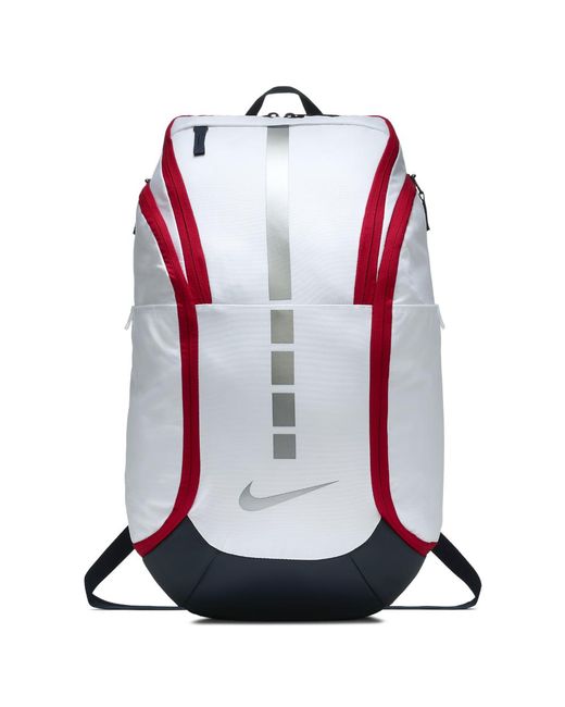 Nike White Hoops Elite Pro Basketball Backpack for men
