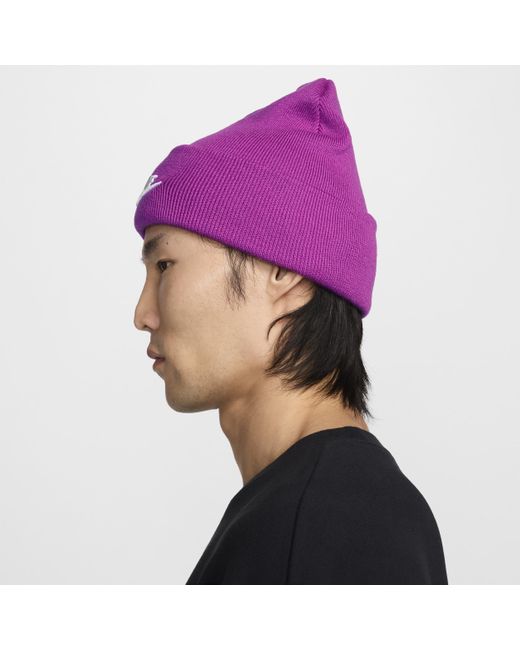 Nike Purple Peak Futura Beanie