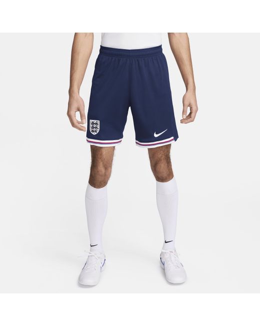 Nike Blue England 2024 Stadium Home Dri-fit Football Replica Shorts Polyester for men