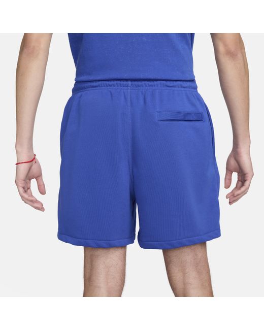 Nike Blue 'Club French Terry Flow Shorts for men