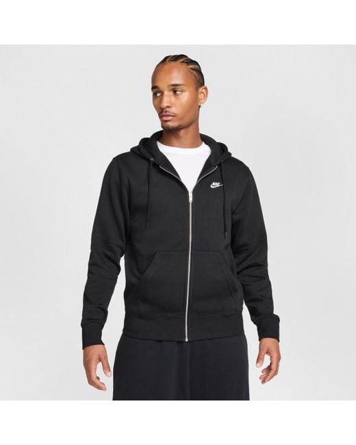 Nike Black Club Hoodies for men