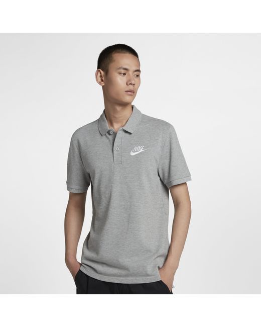nike polo grey