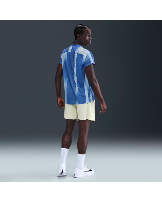 Nike Blue Court Victory Dri-Fit Tennis Top for men