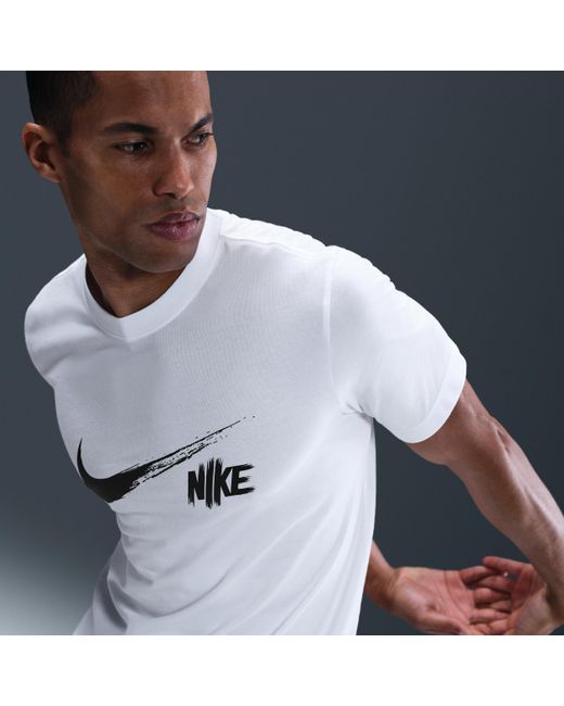 Nike Blue Dri-Fit Training T-Shirt for men