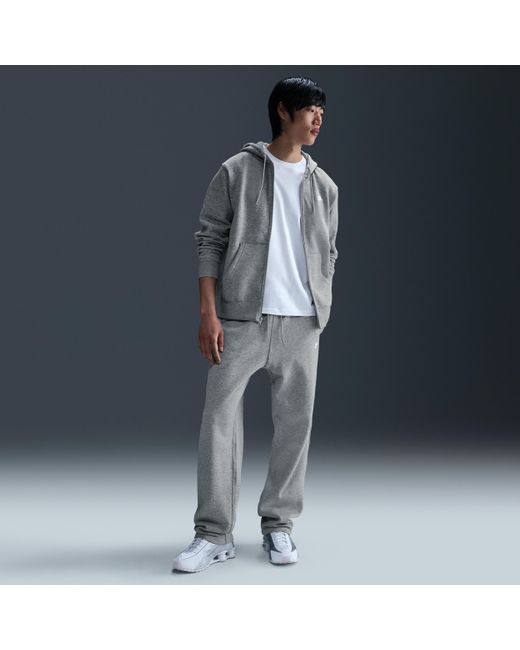 Nike Blue Club Open-Hem Fleece Trousers for men