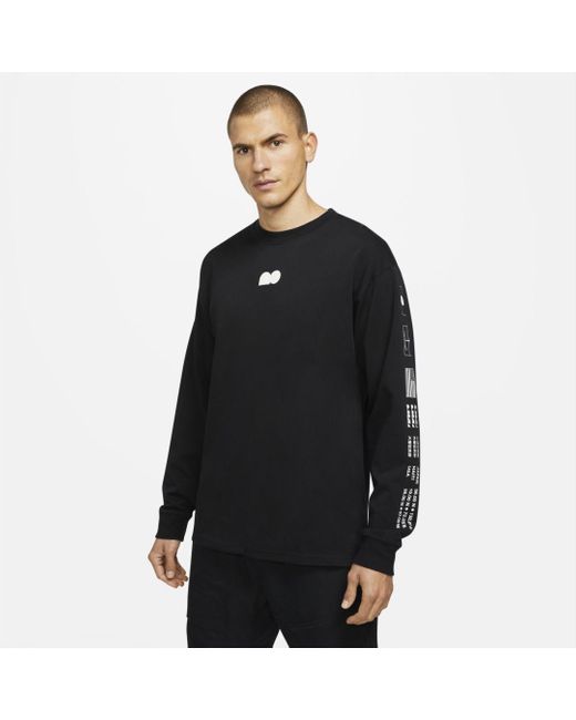 Nike Cotton Naomi Osaka Long-sleeve Tennis T-shirt (black) for Men | Lyst