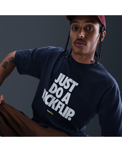 Nike Blue Sb X Koston Max90 Skate T-Shirt for men