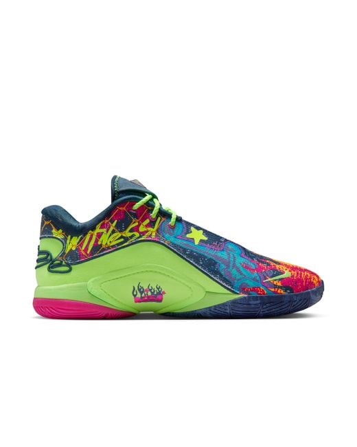 Nike Green Lebron Xxii Basketball Shoes for men