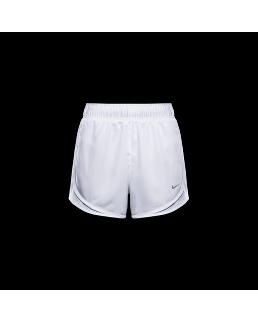 Nike Blue Tempo Dri-Fit Mid-Rise Brief-Lined Running Shorts