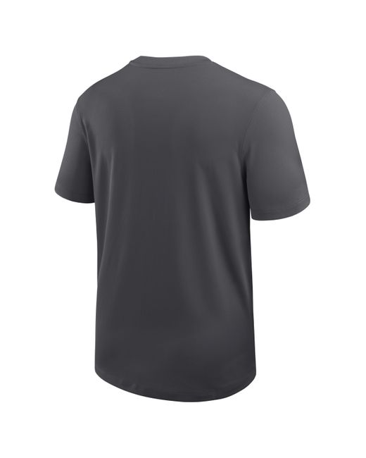 Nike Black Ucla Sideline Coach Brand Dri-Fit College Top for men