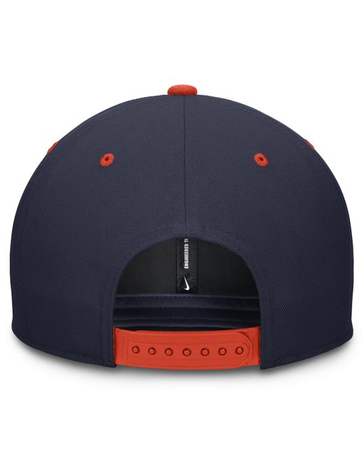 Nike Blue Houston Astros Primetime Pro Dri-fit Mlb Adjustable Hat for men