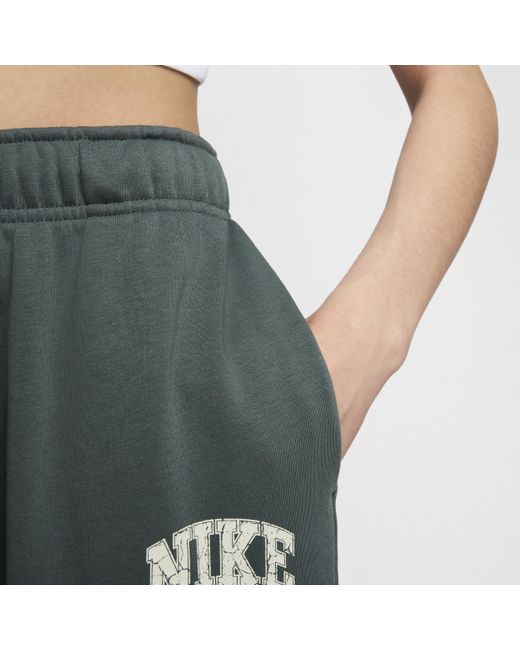 Nike Blue Sportswear Club Fleece Oversized Mid-rise Sweatpants
