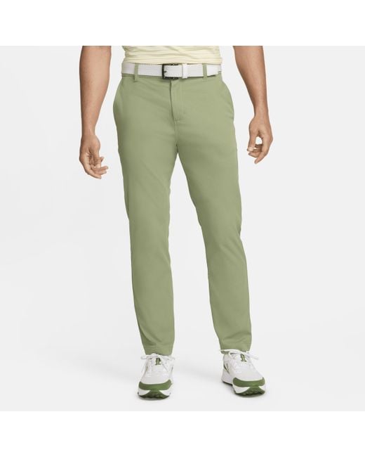 Nike Green Tour Repel Chino Slim Golf Pants for men