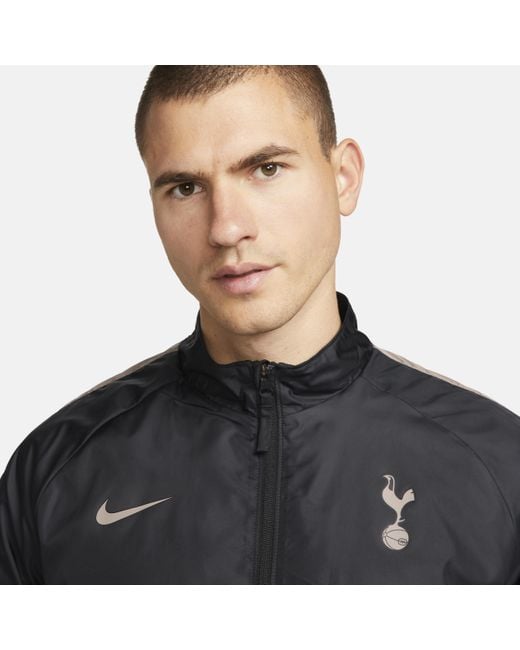 Nike Black Tottenham Hotspur Repel Academy Awf Third Football Jacket 50% Recycled Polyester for men