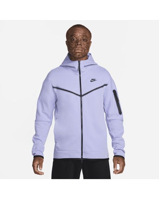 geboorte afwijzing Dijk Nike Sportswear Tech Fleece Hoodie Met Rits in het Blauw voor heren | Lyst  NL
