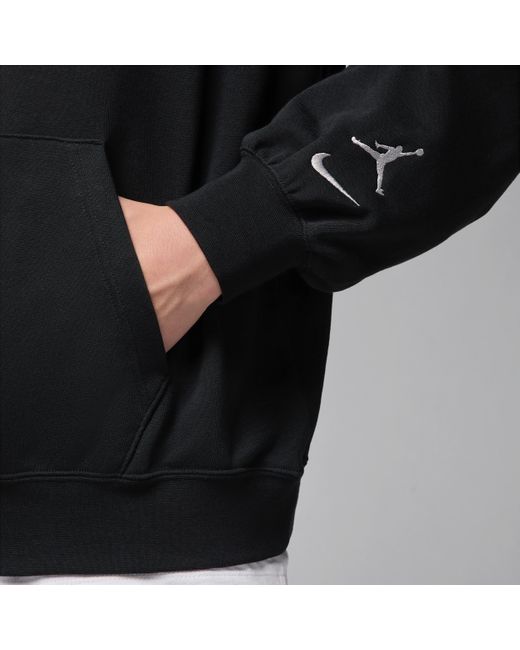 Felpa Pullover Oversize di Nike in Black da Uomo