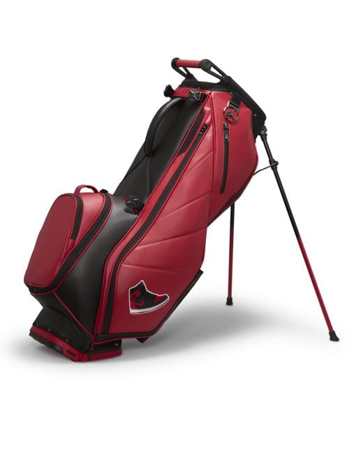 Nike Fade Away Luxe 6-Way Golf Bag in Red | Lyst