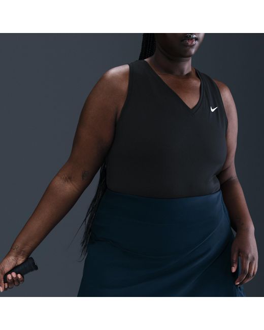 Nike Blue Victory Dri-Fit Straight Tennis Skirt (Plus Size)