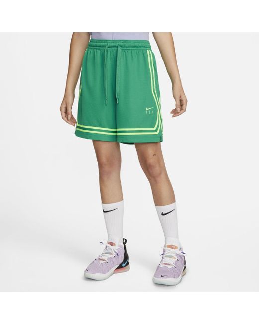 Nike Synthetic Fly Crossover Basketball Shorts in Green Lyst