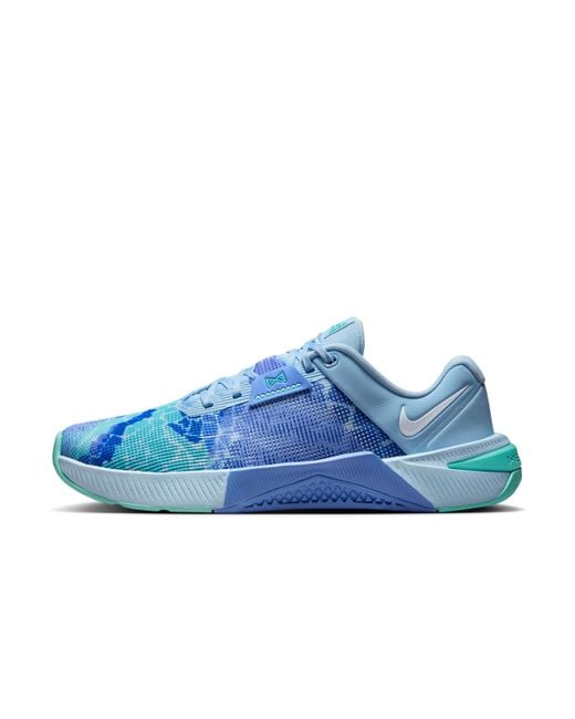 Nike Blue Metcon 10 Amp Workout Shoes