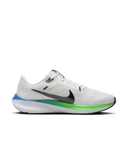 Nike Green Pegasus 40 Road Running Shoes for men
