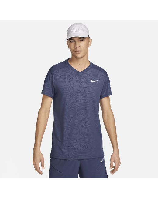 Nike Blue Court Slam Top Polyester for men