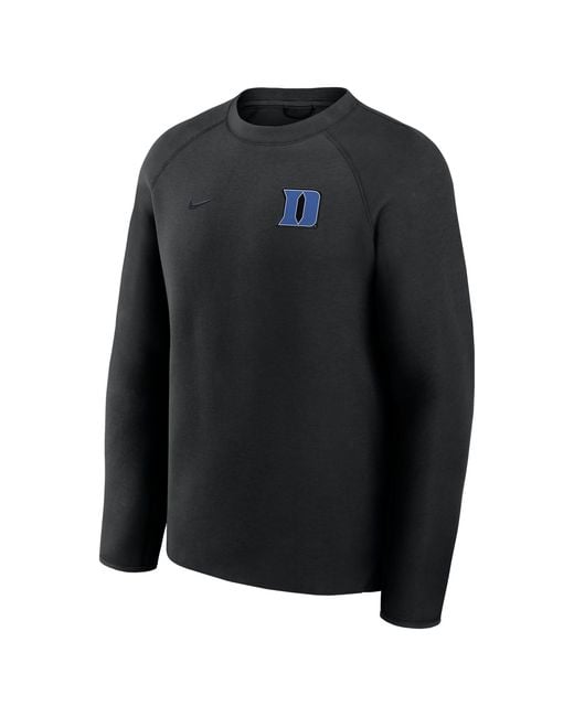 Nike Black San Diego Padres Tech Fleece Mlb Pullover Crew for men