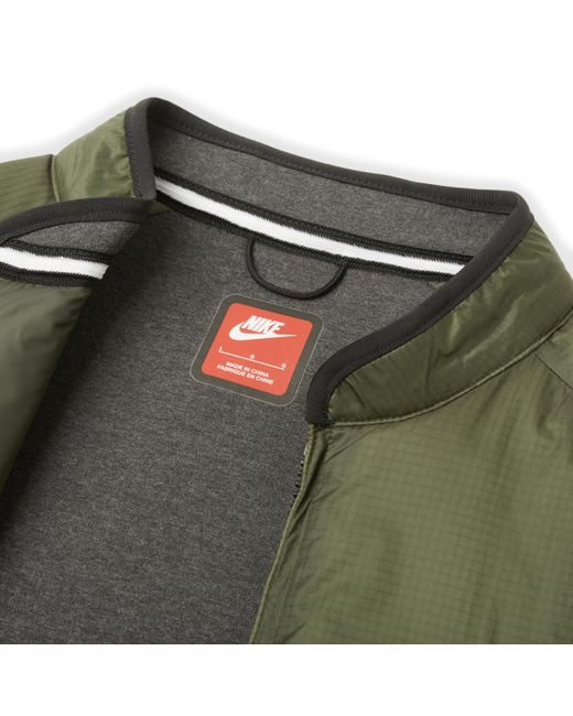Giacca isolante loose fit therma-fit sportswear tech di Nike in Green da Uomo
