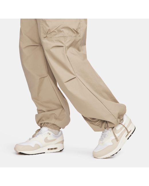 Nike Natural Sportswear High-waisted Loose Woven Cargo Trousers Nylon