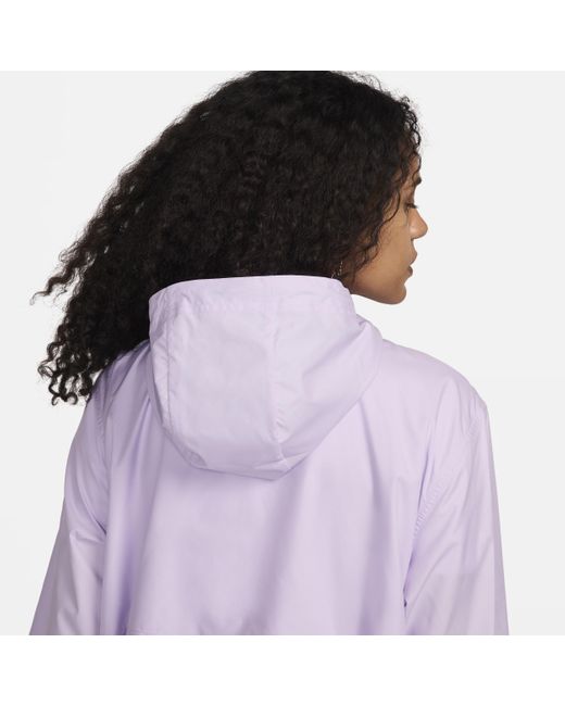 Nike Purple Sportswear Essential Repel Woven Jacket