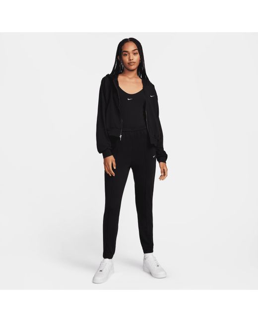Nike Sportswear Chill Terry Slim High-waisted French Terry Sweatpants in  Black