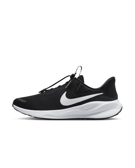 Nike Black Revolution 7 Easyon Road Running Shoes for men