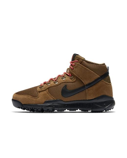 Nike Rubber Sb Dunk High Men's Boot in Military Brown/Dark Khaki/Black  (Brown) for Men | Lyst