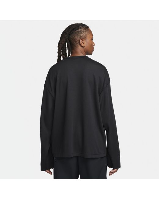 Nike Black Sportswear Dri-fit Tech Pack Long-sleeve Top 50% Recycled Polyester for men