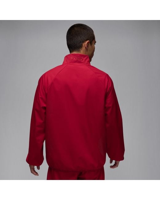 Nike Red Paris Saint-Germain Jam Warm-Up Jacket for men