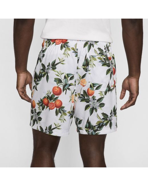 Nike White Club Mesh Flow Shorts for men