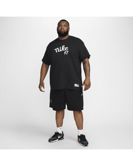 Nike Black Max90 Basketball T-shirt for men