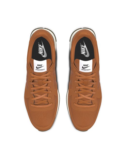 Nike Brown Internationalist By You Custom Shoe Nylon for men