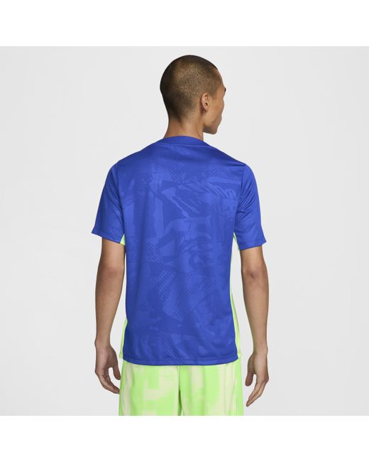 Nike Blue F.C. Barcelona Academy Pro Third Dri-Fit Football Pre-Match Top for men